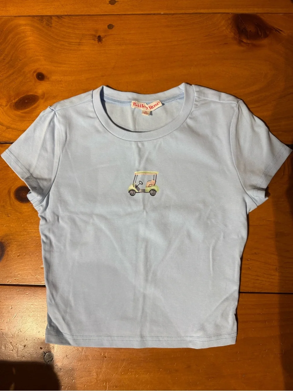 Light Blue Kids Golf Cart Tee-Brand new